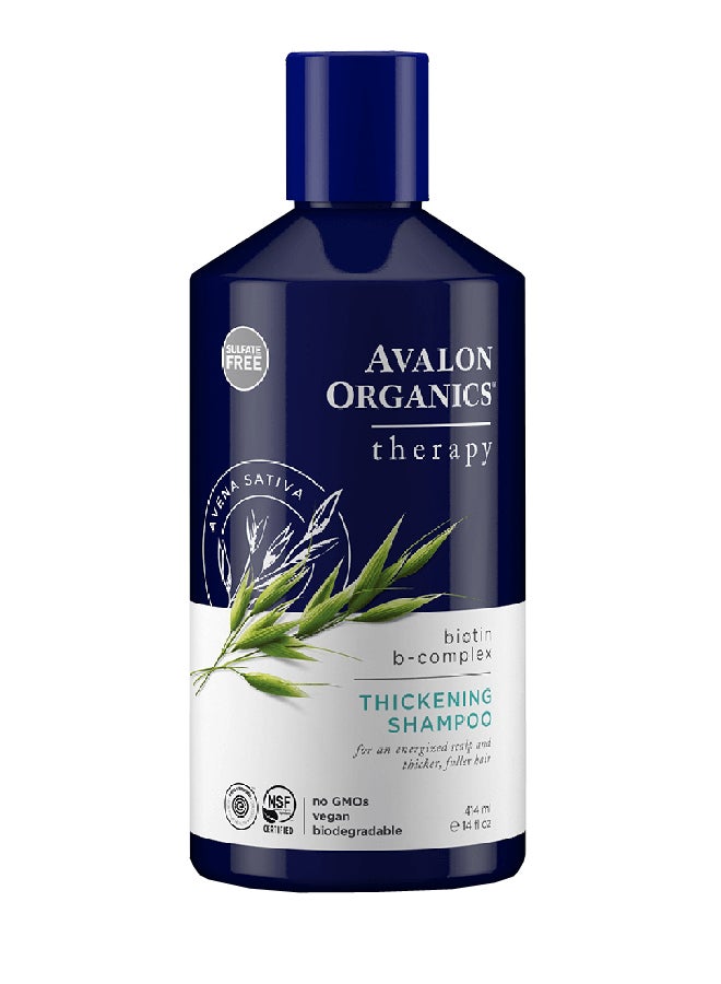 Avalon Organics Biotin B-Complex Therapy Thickening Shampoo 414ml