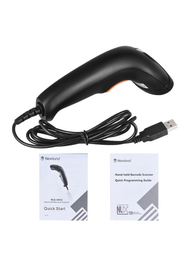 ماسح باركود محمول باليد LED أسود /برتقالي. - Image 5