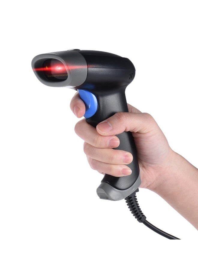 Generic M4 Portable Barcode Scanner Black/Blue  - Image 2