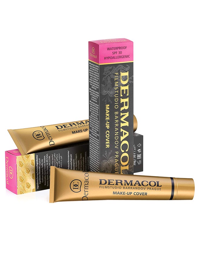 Dermacol Make-Up Cover SPF 30 Foundation Make-up Cover 210 - Image 2