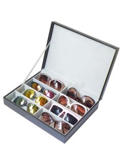 High-Grade Leather And Wooden Sunglasses Storage Box For 8 Sunglasses - v1553797308/N22903243A_1