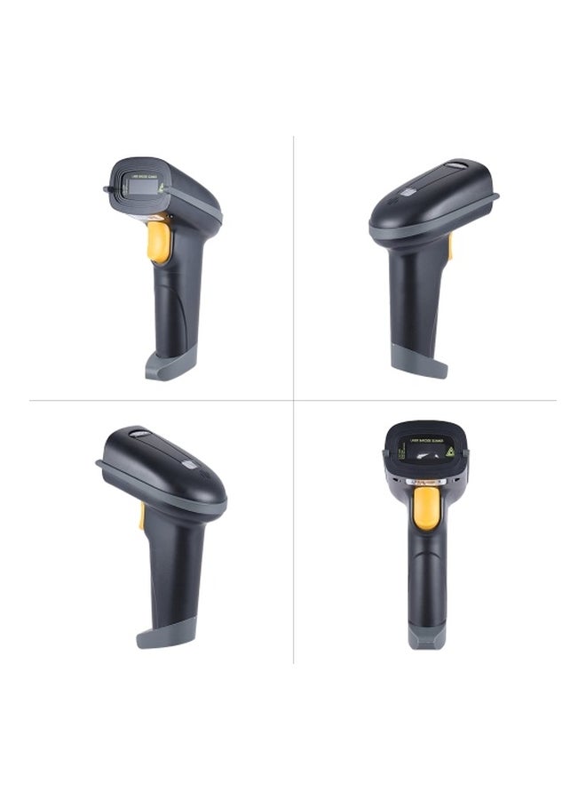 Generic Wireless Barcode Scanner With USB Receiver Black/Orange  - Image 5
