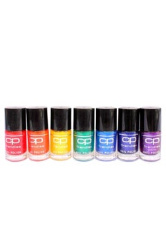 CP Trendies Pack of 7 Nail Polish Rainbow  - Image 2