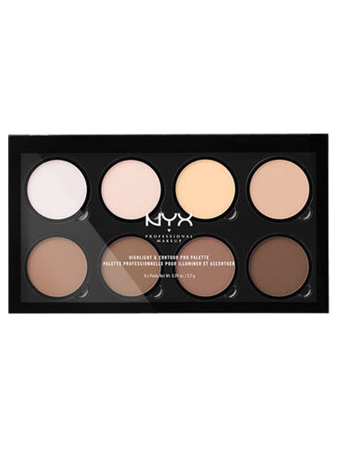 NYX PROFESSIONAL MAKEUP - Highlight & Contour Pro Palette Multicolor - Image 1