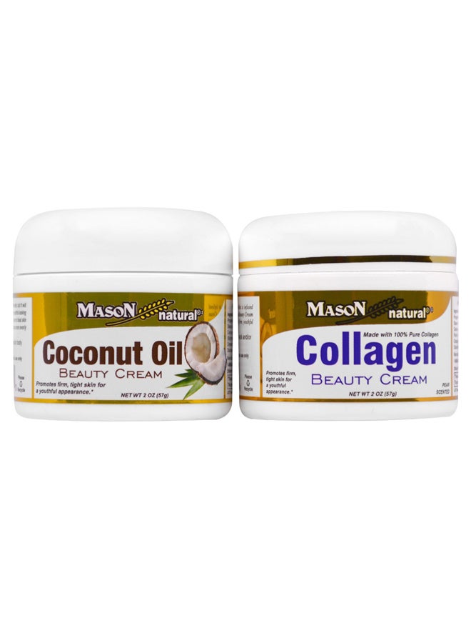 Mason Natural Coconut Oil Beauty Cream + Collagen Beauty Cream - Image 2