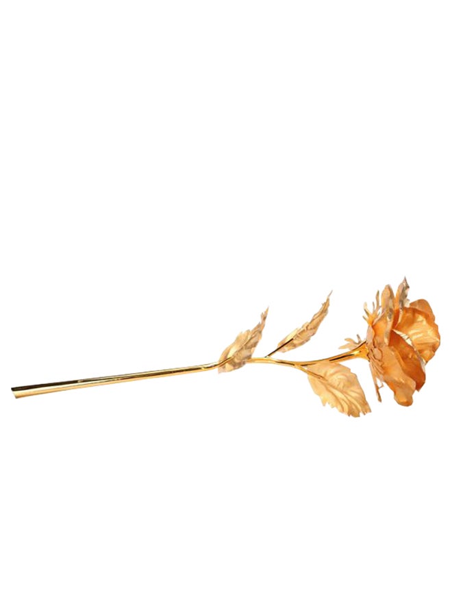 24K Gold Foil Rose Flower Gold 25x8cm  - Image 1
