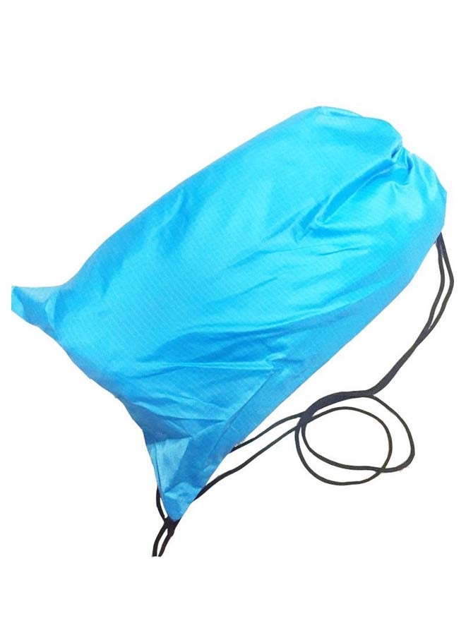 Generic - Lazy Sofa Fast Inflatable Air Sleeping Bag Light Blue - Image 1