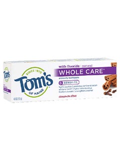Tom's of Maine Whole Care Cinnamon Clove Fluoride Natural Toothpaste 133grams  - Image 1