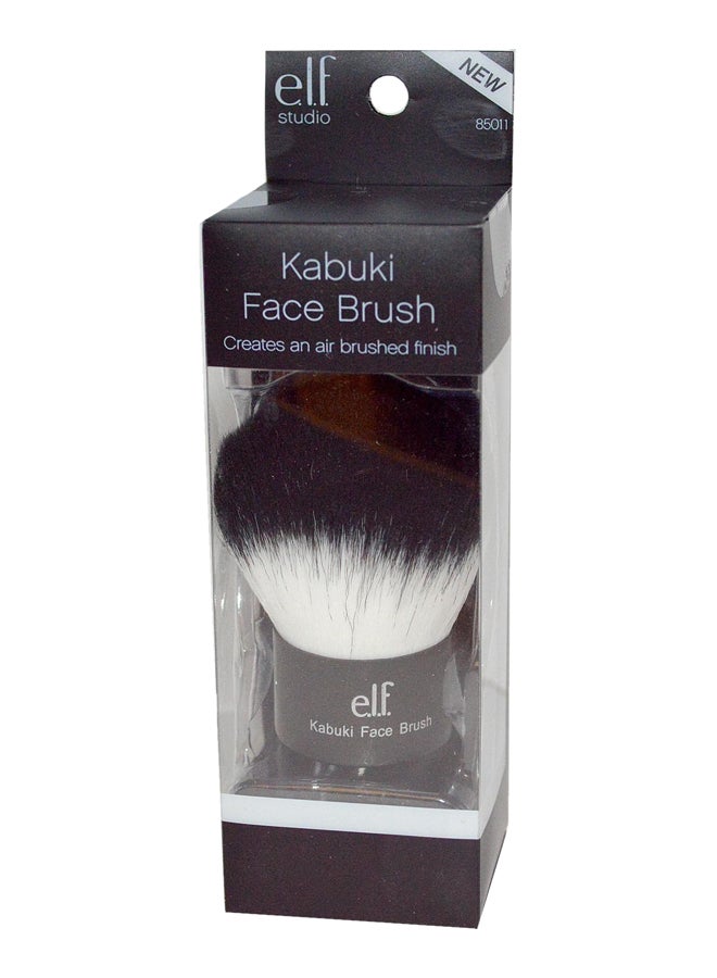 إلف فرشاة وجه كابوكي أسود/أبيض - Image 2