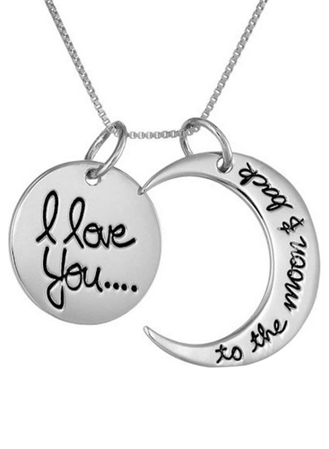 Vtop I Love You To The Moon and Back Antique Necklace  - Image 2