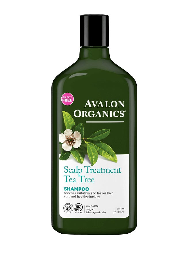 Avalon Organics Scalp Treatment Tea Tree Shampoo 325ml