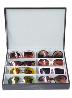 High-Grade Leather And Wooden Sunglasses Storage Box For 8 Sunglasses - v1553797766/N22903243A_2