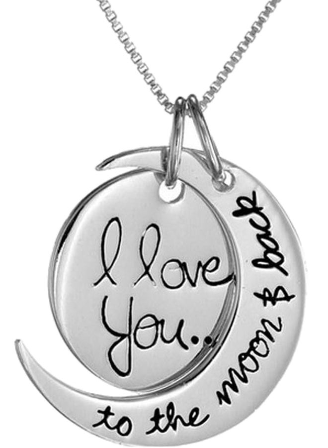 Vtop I Love You To The Moon and Back Antique Necklace  - Image 1