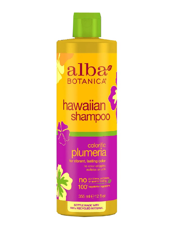 Alba Botanica Colorific Plumeria Natural Hawaiian Shampoo 355ml 
