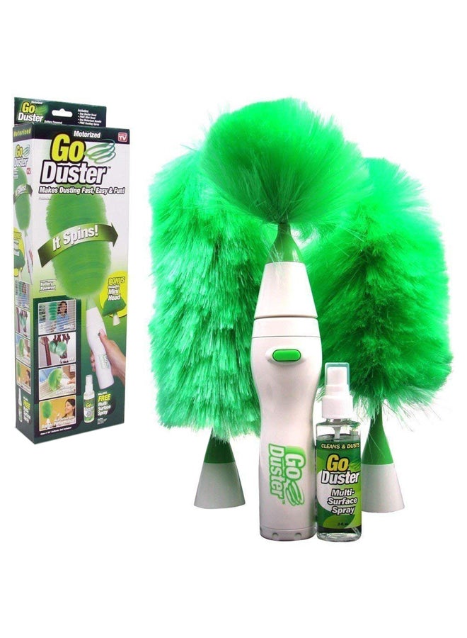 Electrostatic Dust Cleaning Brush Green One size