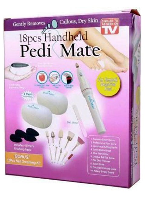 18-Piece Handheld Pedicure Kit