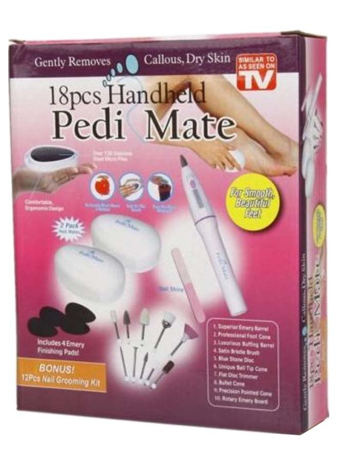 Pedi Mate - 18-Piece Handheld Professional Pedicure Kit - Image 1