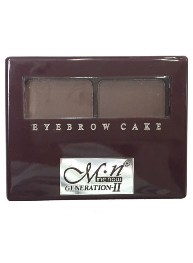 Eyebrow Cake Make Up with Brush Dark Brown and Brown - v1553798799/N22895920A_1