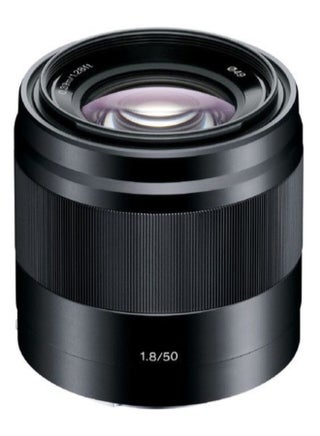 عدسة E ببعد بؤري 50 مم وفتحة عدسة f/1.8 أسود - v1553801431/N22744121A_1