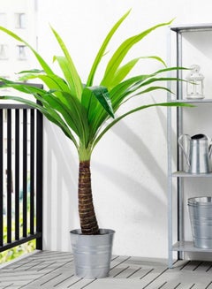 Generic Fejka Artificial Potted Plant Green/Black  - Image 3