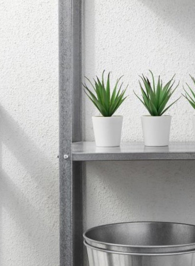 Fejka Artificial Potted Plant With Pot Green/White