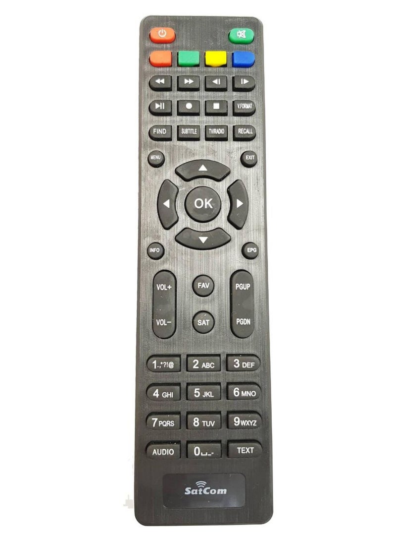 أتش سي إي جهاز تحكم عن بٌعد لجهاز استقبال ساتكوم أسود