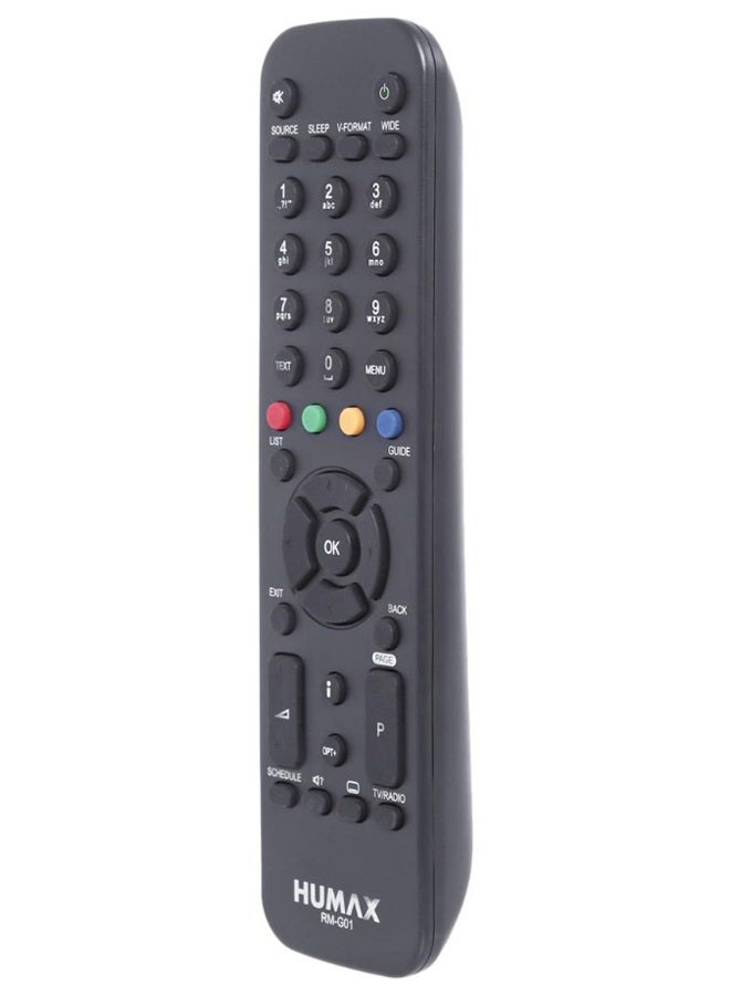 Humax Satellite Receiver Remote Control Black - Image 2