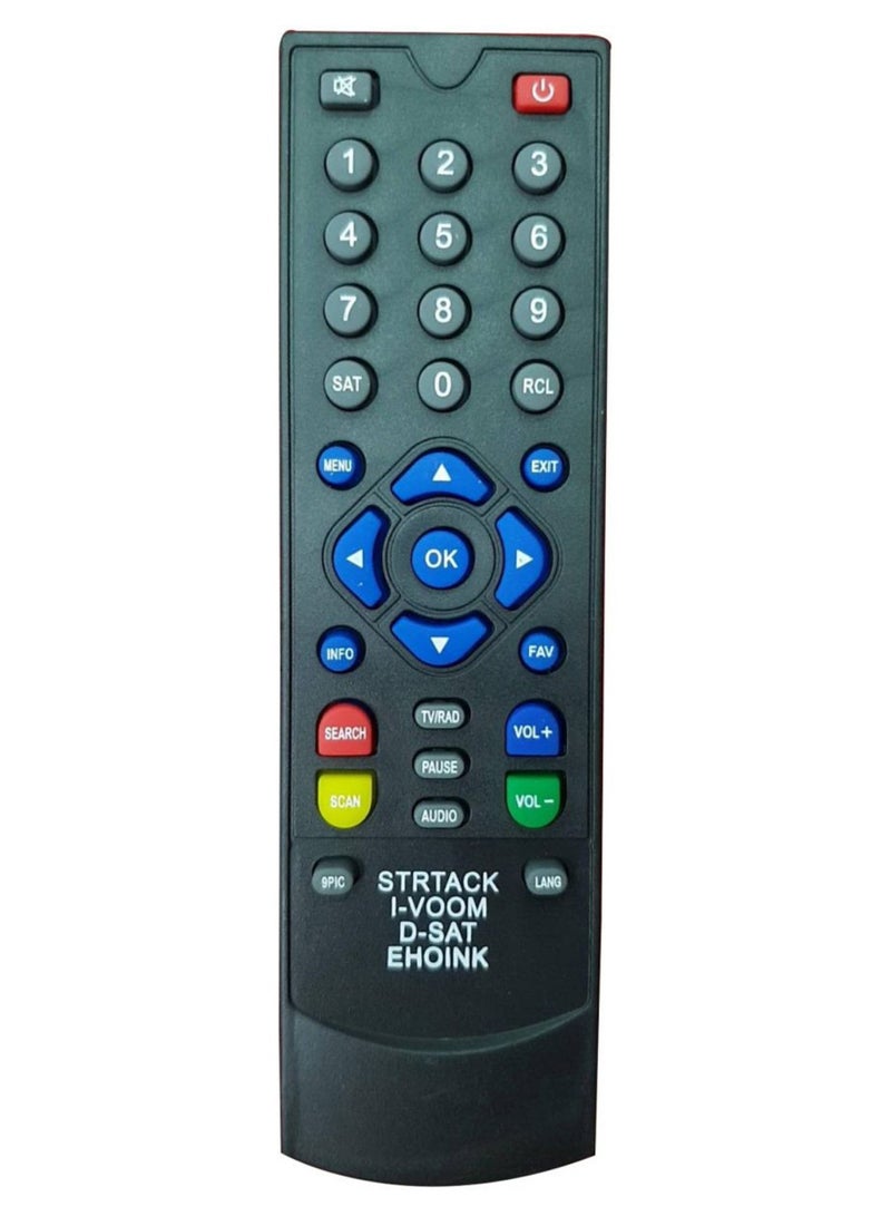 HCE - Startrack TV Remote Control RC-051 Black - Image 1