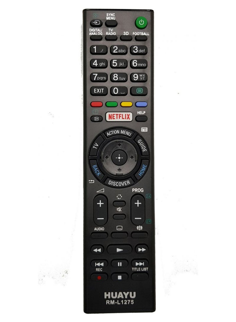 Huayu Sony TV Remote Control Black