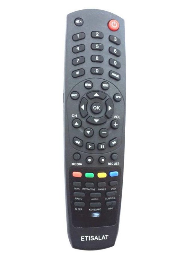 etisalat Universal TV Remote Control Black