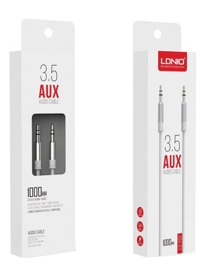 LDNIO AUX Cable White  - Image 2