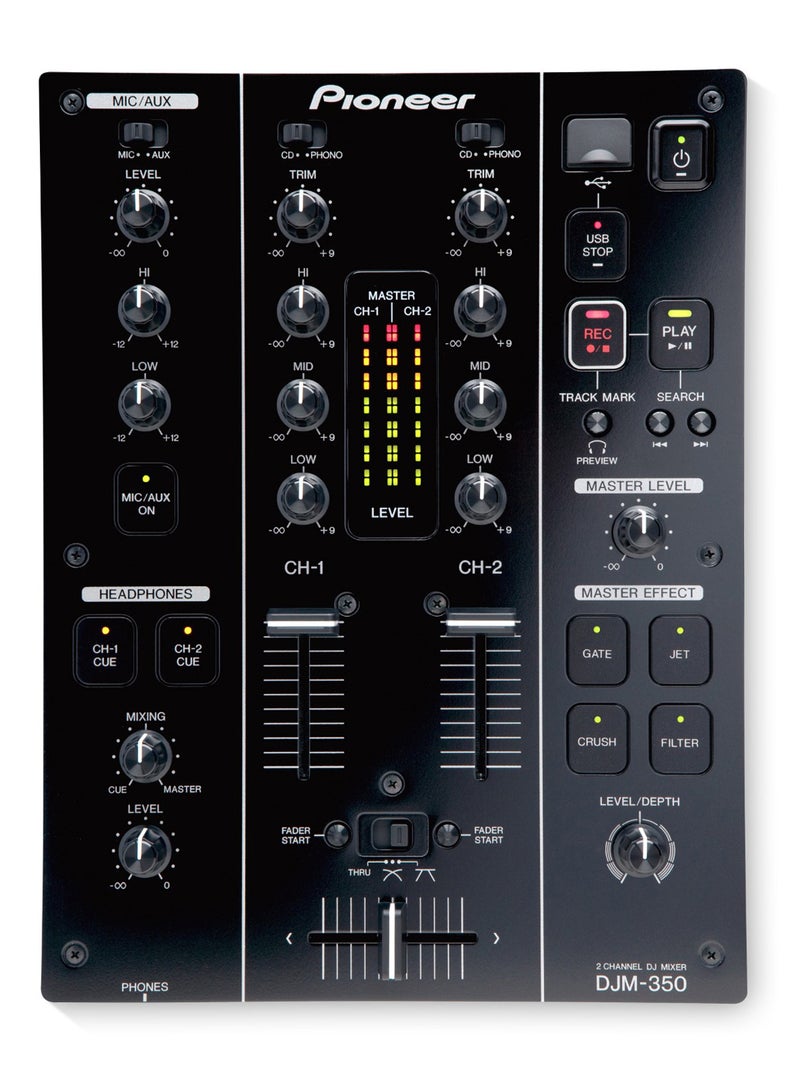 Pioneer 2-Channel Effects Mixer DJM-350 Black 