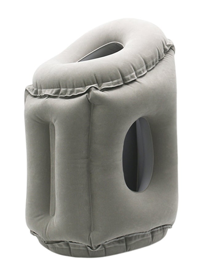 Inflatable Travel Pillow Grey