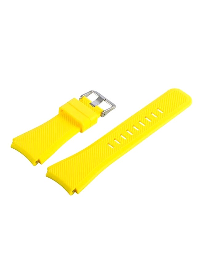ليجر سوار بديل من السيليكون لساعة اليد الذكية مقاس 22 مم أصفر - Image 2