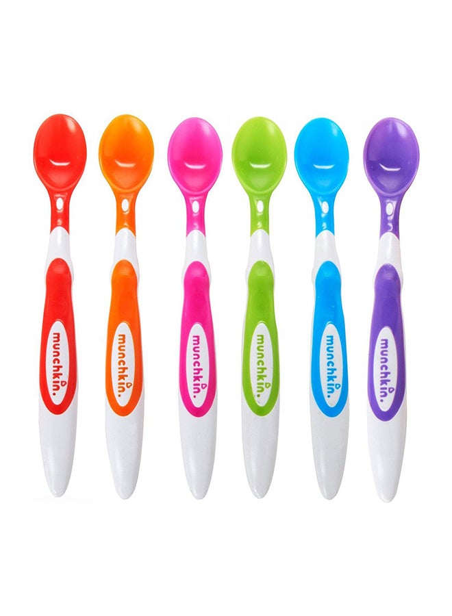 Munchkin Soft-Tip Infant Spoons, Pack Of 6 - Multicolour  - Image 1