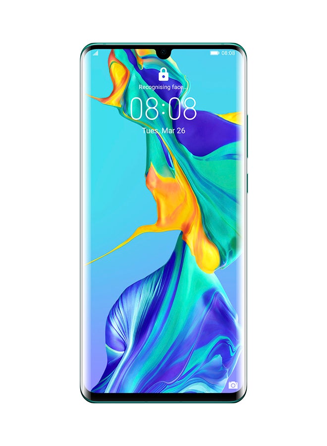 HUAWEI - P30 Pro Dual-SIM Aurora Green 6GB RAM 128GB 4G LTE - Image 1