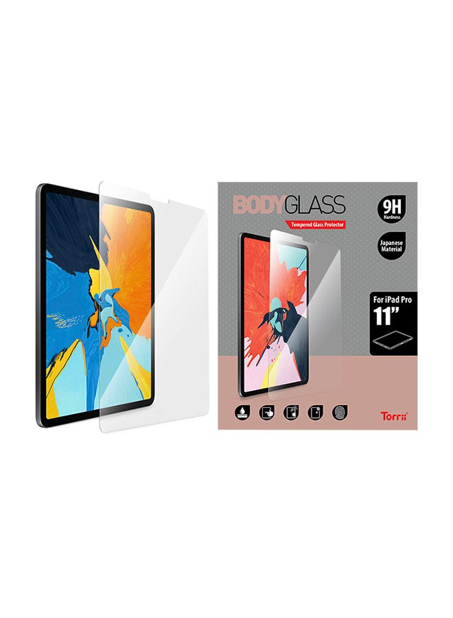Body Glass Screen Protector For Apple iPad Pro 11-Inch (2018) Clear