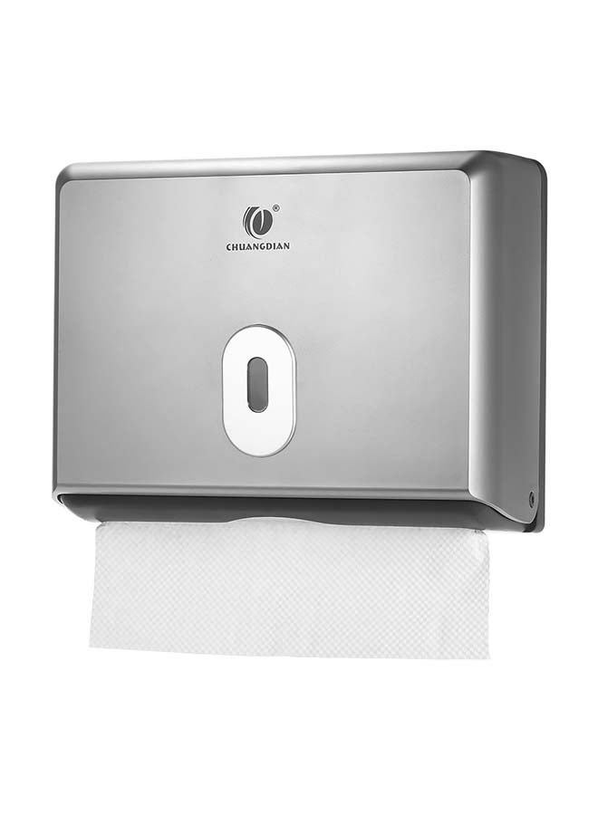 CHUANGDIAN Tissue Dispenser Box Holder Silver 9.44x3.22inch - Image 2