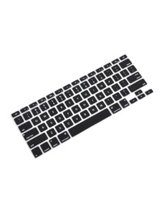 Silicone Keyboard Keypad Cover Protector For Apple 13, 15 17 Black