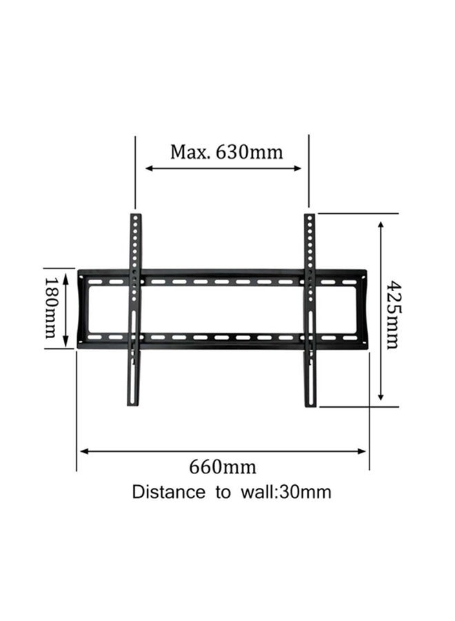 Skilltech Fixed TV Wall Mount Bracket Suitable for most 32- 70 Screen, weight capacity 45 kg Black - Image 2