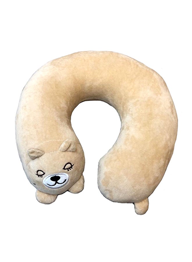 U-Shaped Travel Pillow foam Beige 25 x 25 x 10cm
