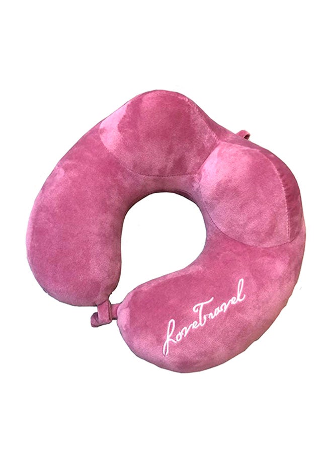 U-Shaped Travel Pillow foam Pink 25 x 25 x 10cm