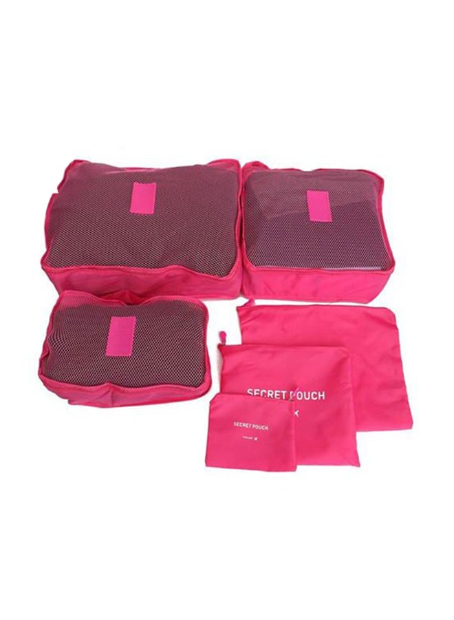 Generic - 6-Piece Travel Bag Set Pink - Image 1