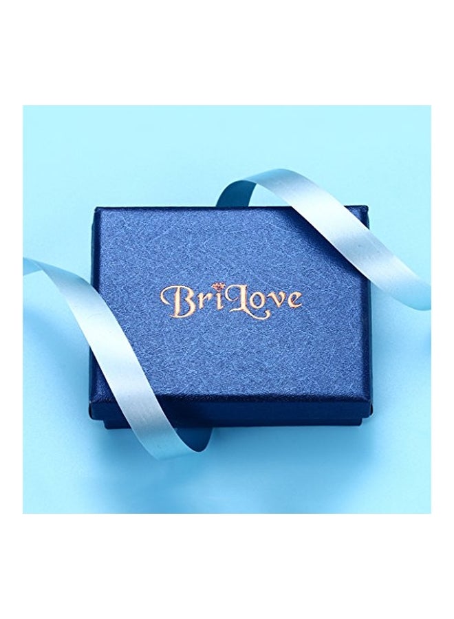 BriLove Austrian Crystal Studded Chandelier Dangle Earrings - Image 4