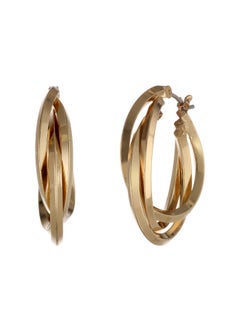 Brass Classic 3 Hoop Earrings