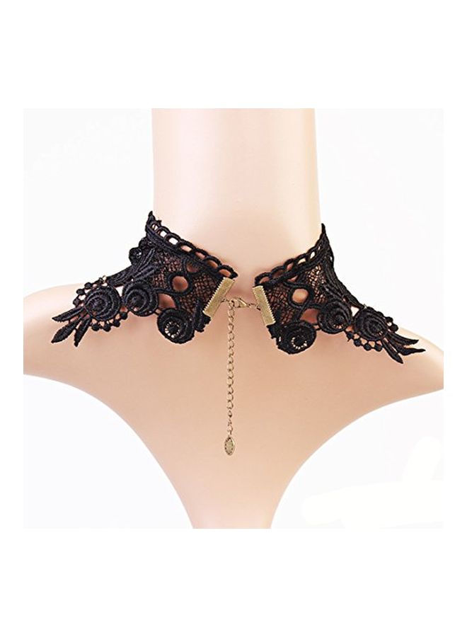 Youniker Alloy Choker Necklace And Earrings Set  - Image 3