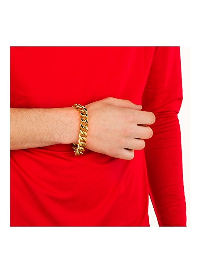 Lifetime Jewelry 24k Gold Plated Cuban Link Bracelet  - Image 3