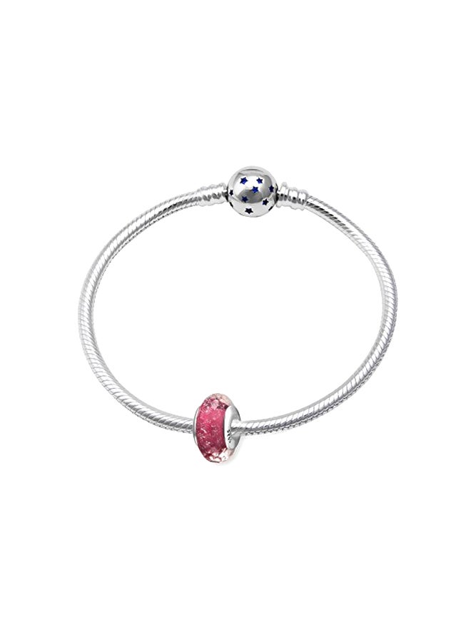 Hoobeads - 925 Sterling Silver Glass Bead Bracelet Charm - Image 1
