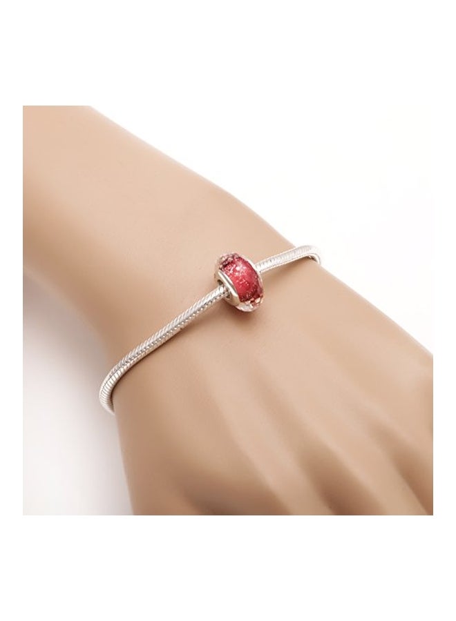Hoobeads - 925 Sterling Silver Glass Bead Bracelet Charm - Image 1