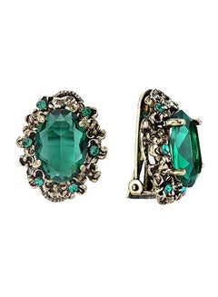 Brass Victorian Style Clip On Earrings